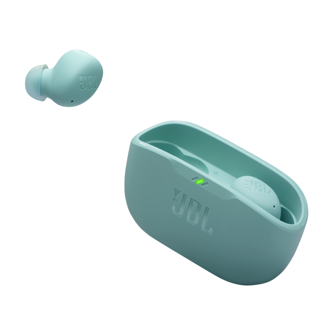 JBL Wave Buds 2 - Blue - True Wireless Noise Cancelling Earbuds - Detailshot 2 image number null